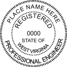 West Virginia Professional Engineer Seal